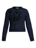 ERDEM crew-neck sweater - Blue