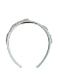 ERDEM crystal-embellished headband - Blue