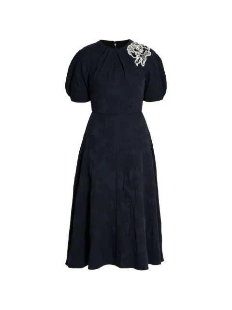 ERDEM vestido con bordado floral