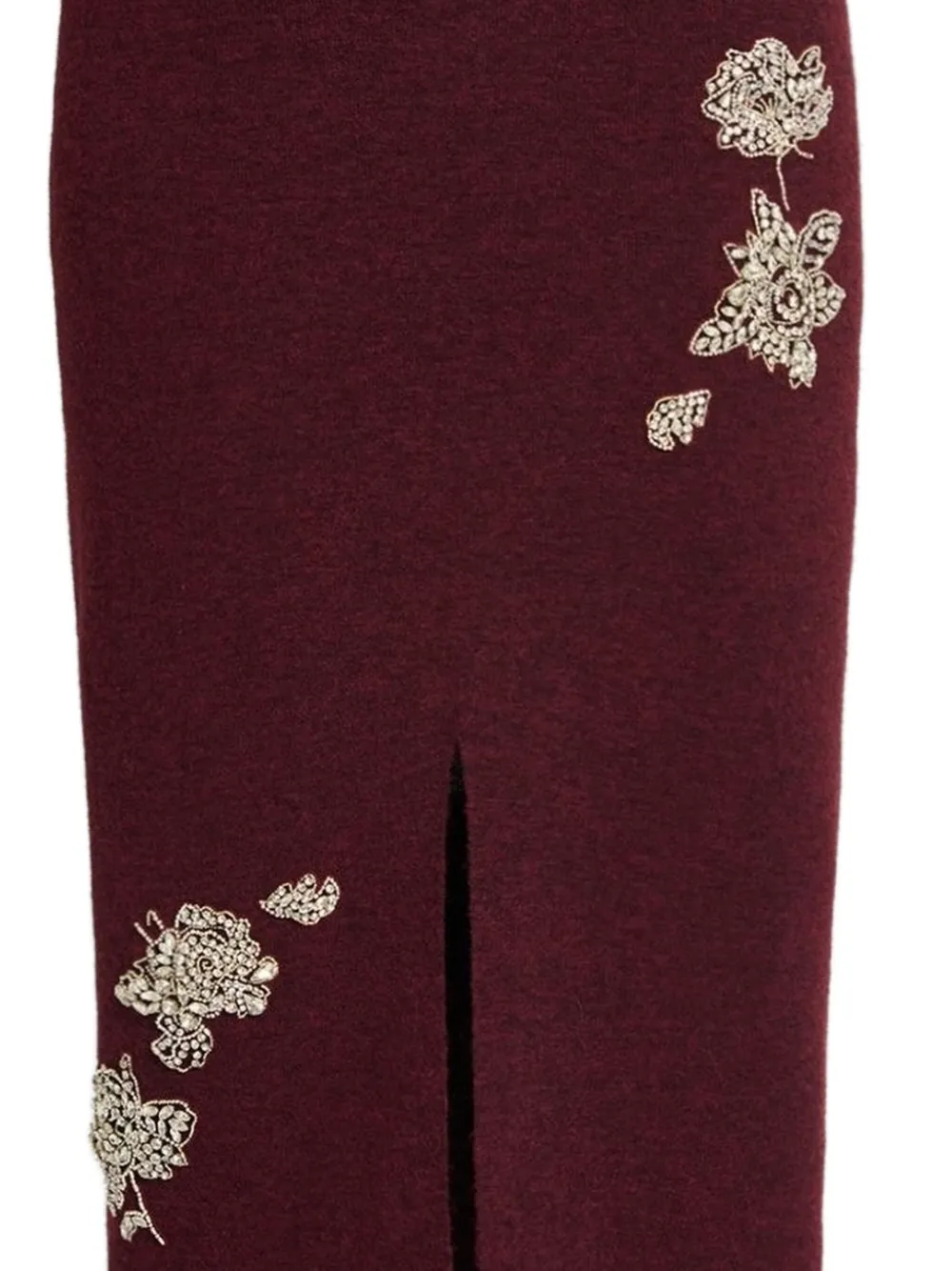 ERDEM embellished midi skirt Rood