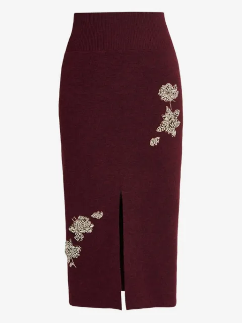 ERDEM embellished midi skirt