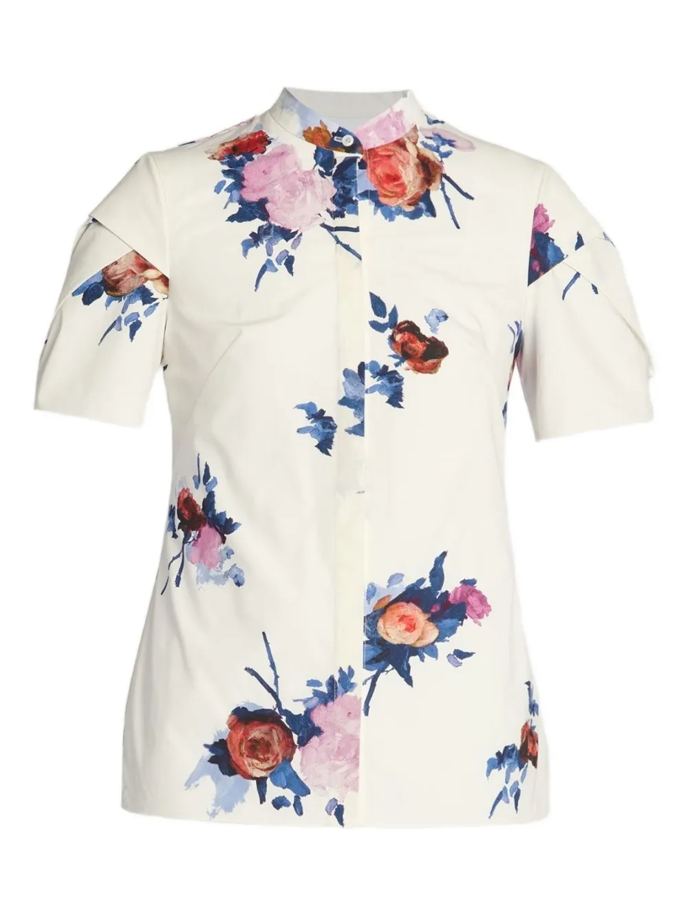 ERDEM Blouse met bloemenprint Wit