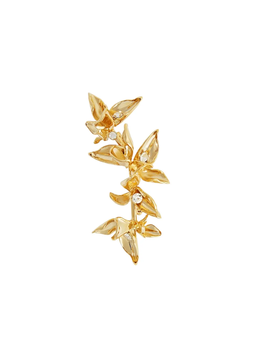 ERDEM Broche verfraaid met kristallen - Goud