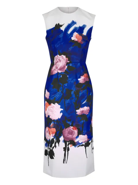 ERDEM floral-print midi dress