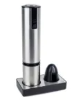 Peugeot stainless steel electric corkscrew - Silver