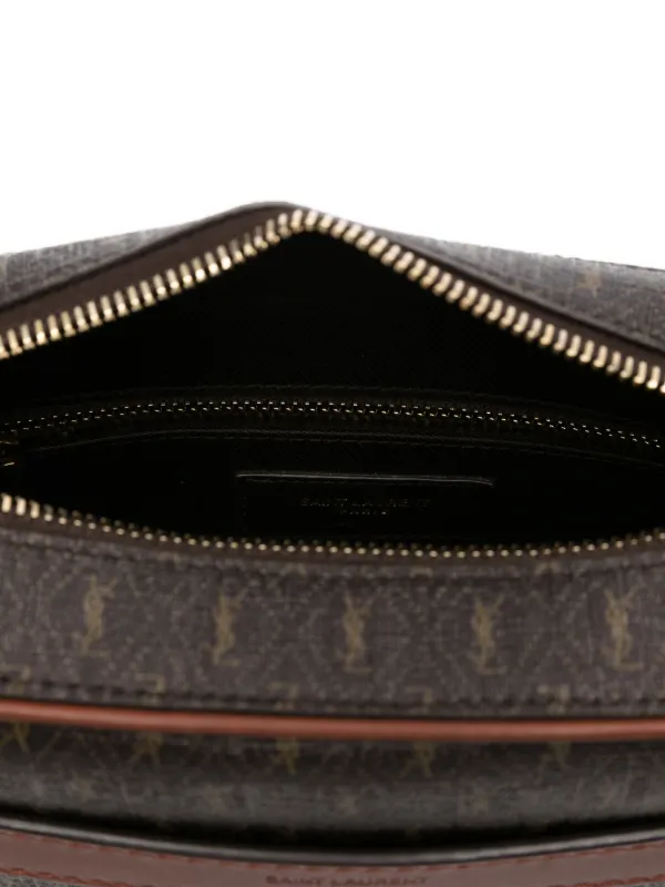 Saint Laurent モノグラム　ショルダーバッグ ブラウン Saint Laurent モノグラム ショルダーバッグ | ブラウン