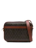 Saint Laurent monogram-print crossbody bag - Brown