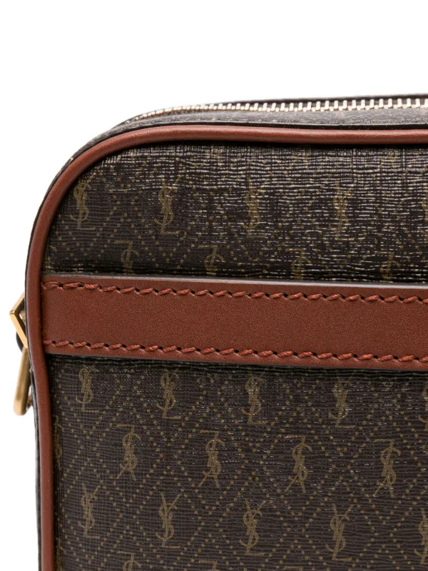 Saint Laurent モノグラム　ショルダーバッグ ブラウン Saint Laurent モノグラム ショルダーバッグ | ブラウン