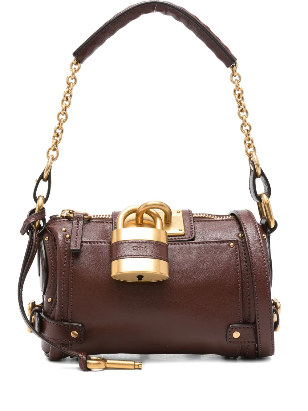 Chloé Small Paddington Shoulder Bag In Brown