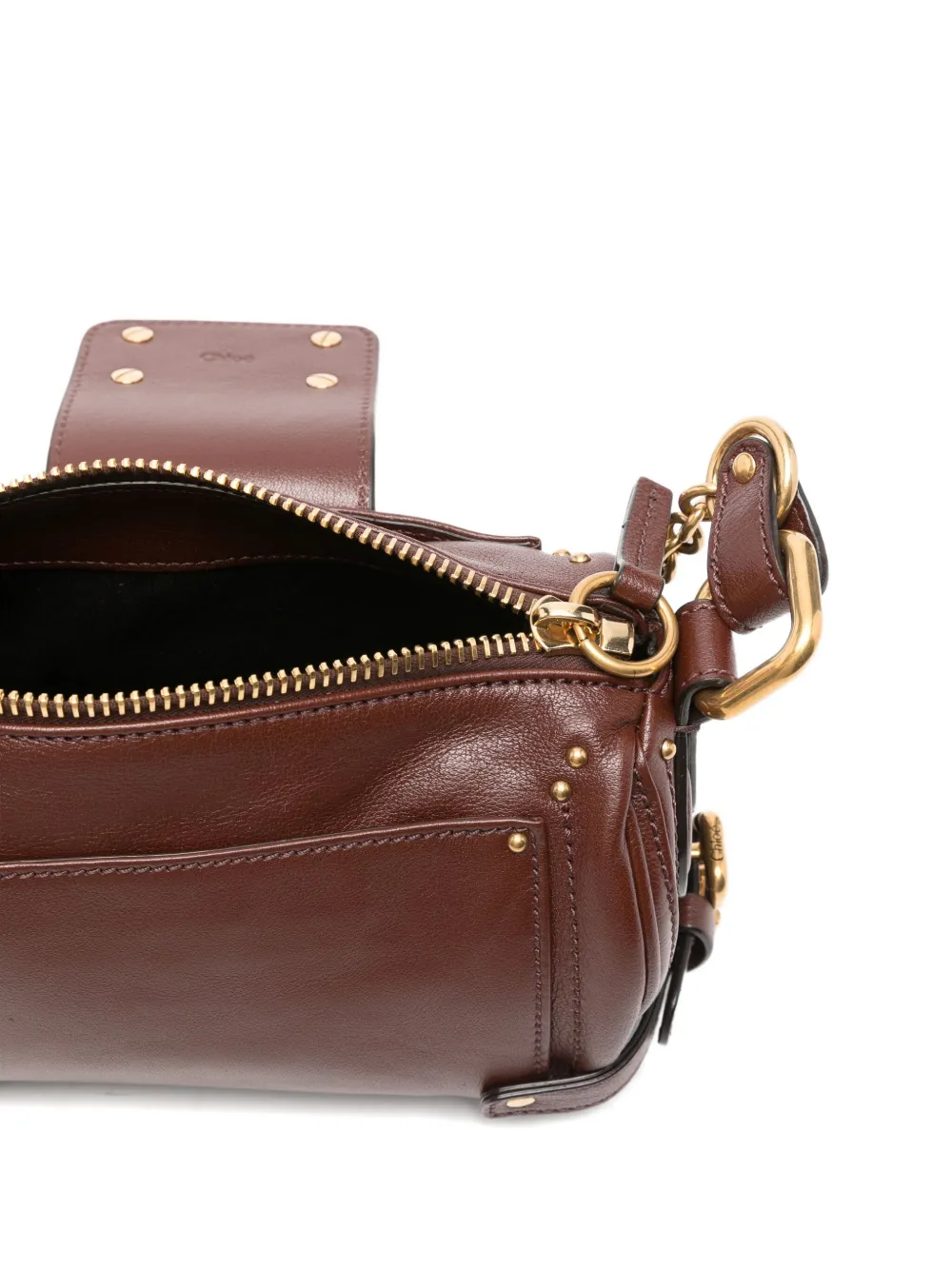 Chloé Womens Crafty Brown Paddington Small Leather Cross-body Bag In Brown