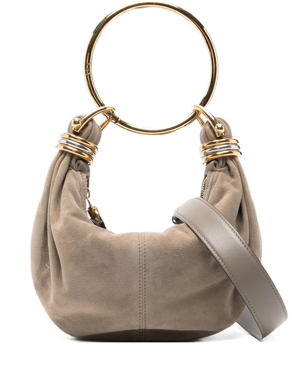 Chloé cabas Bracelet en daim | gris | Image 1