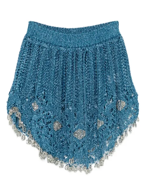 Rabanne crochet mini skirt