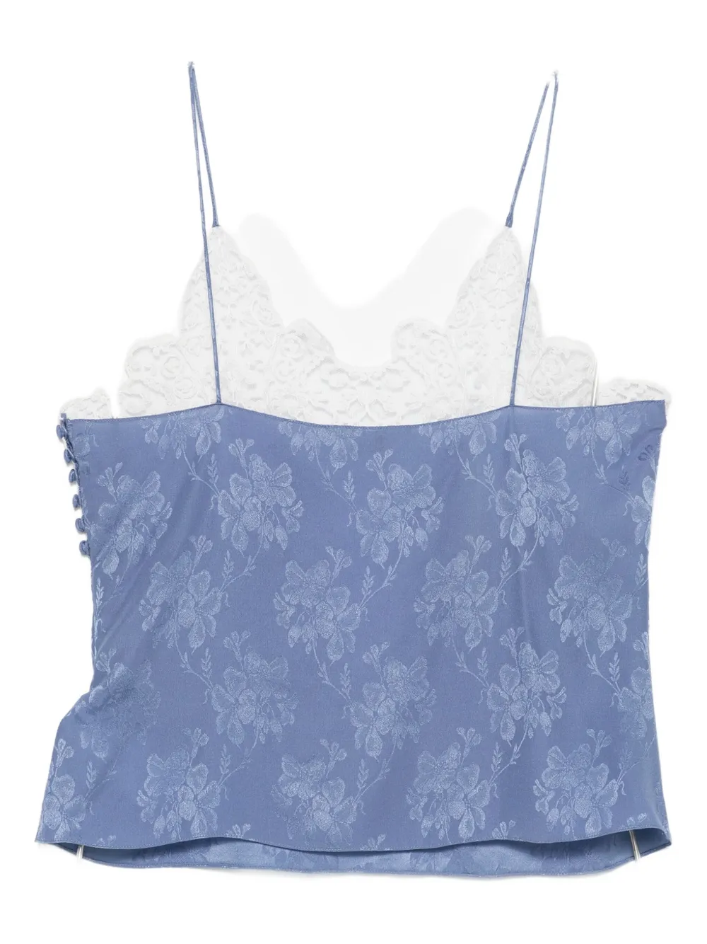 Chloé lace insert camisole - Paars