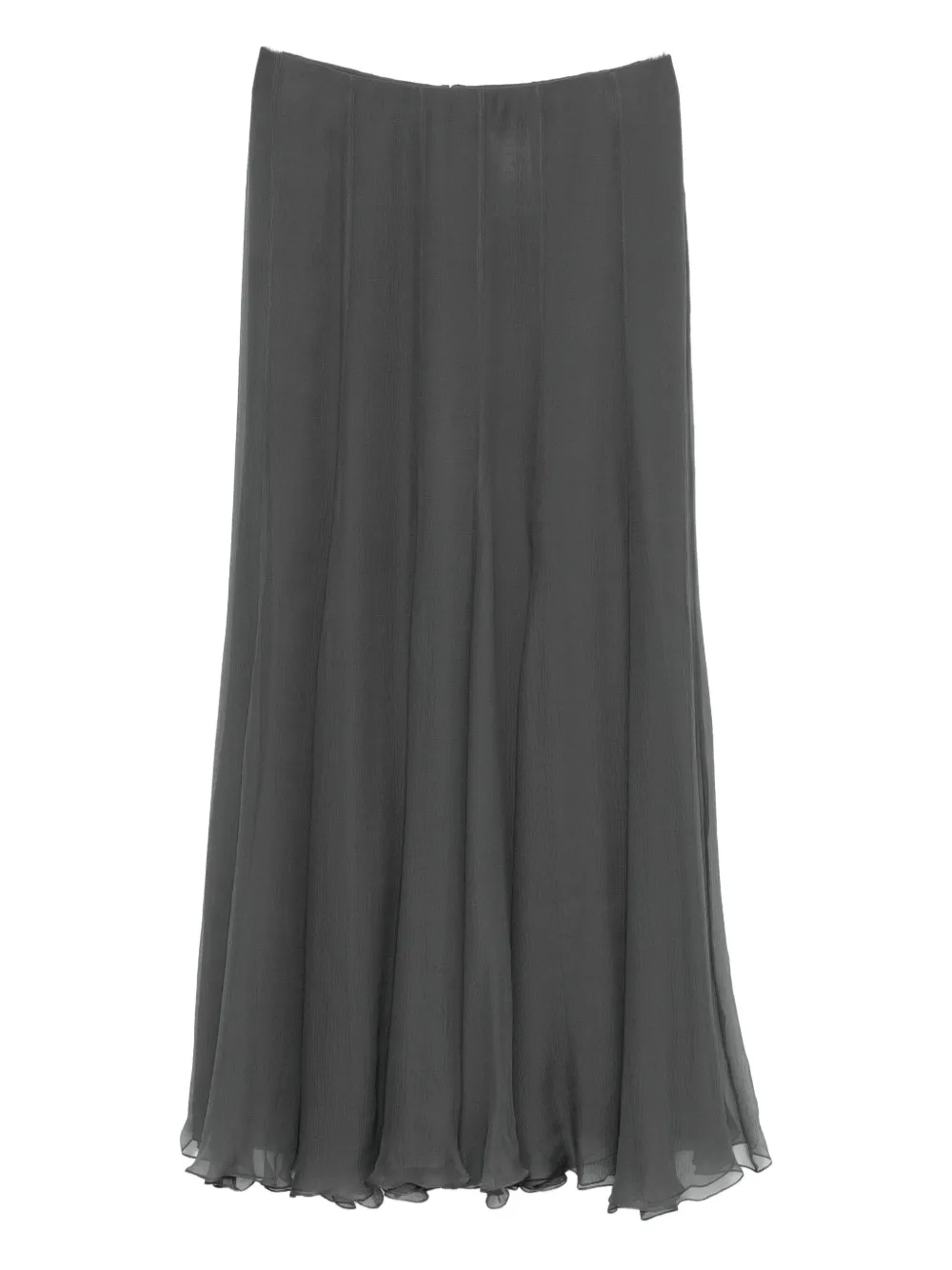 Chloé Pleated Maxi Skirt In Multi