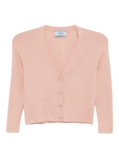 Prada Pre-Owned cropped knit cardigan