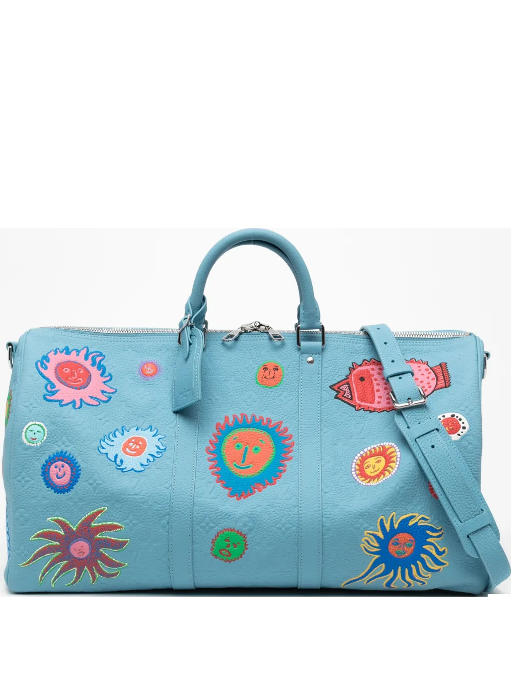 Louis Vuitton Pre-Owned x Yayoi Kusama Keepall 50 duffle bag - Blu