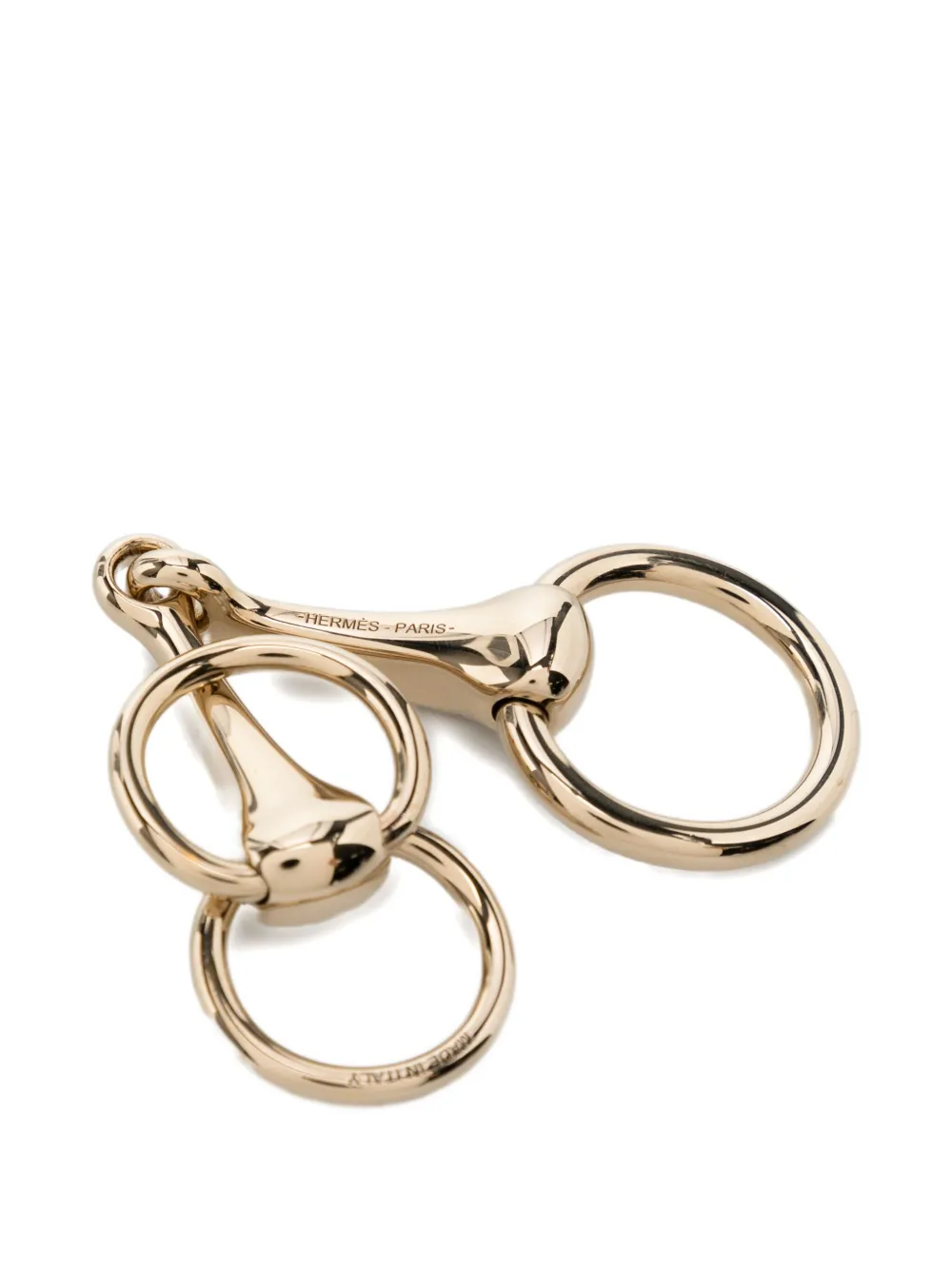 Hermès Pre-Owned Gepolijste sleutelhanger Zilver