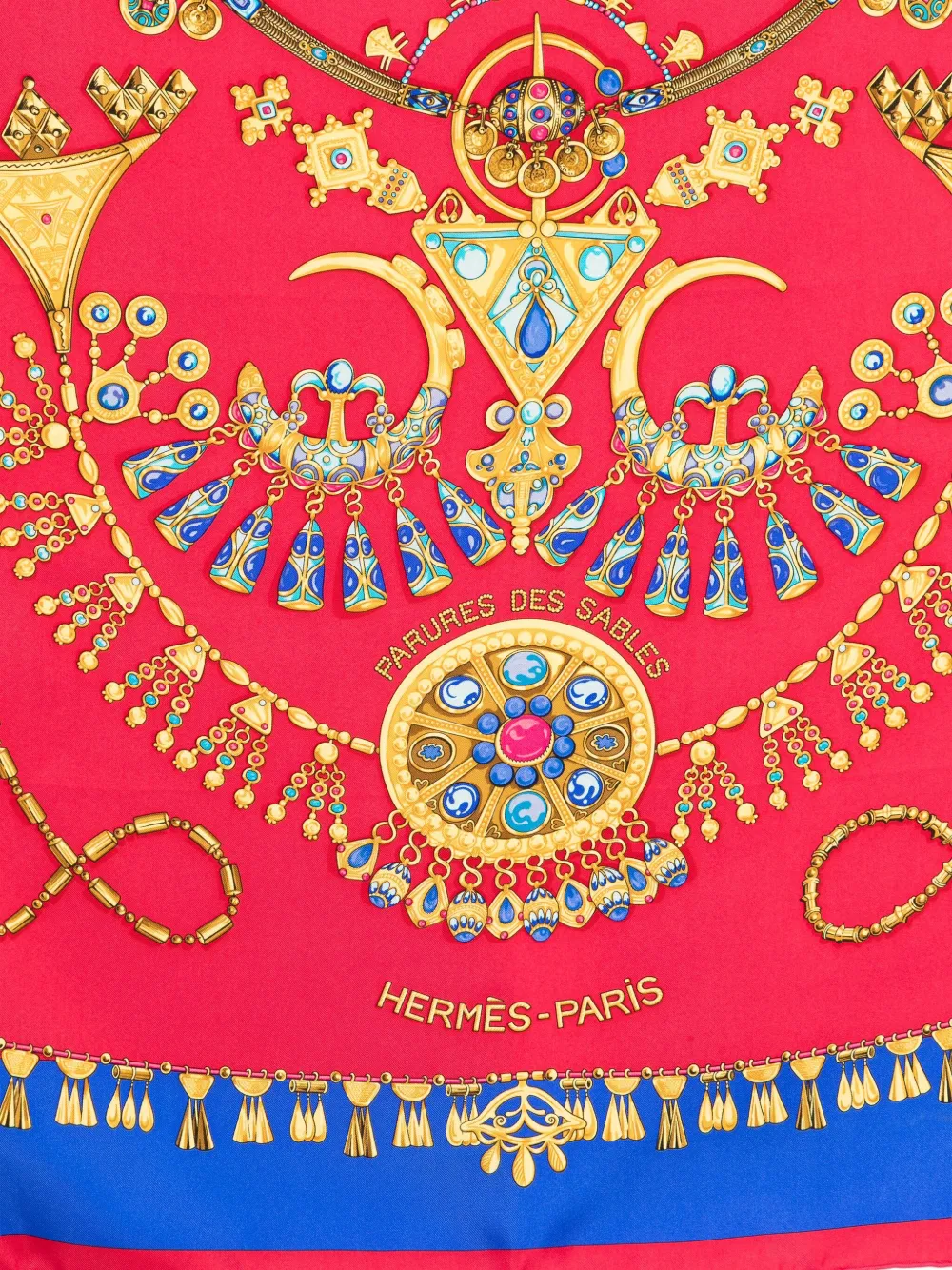 Hermès Pre-Owned Zijden sjaal Rood
