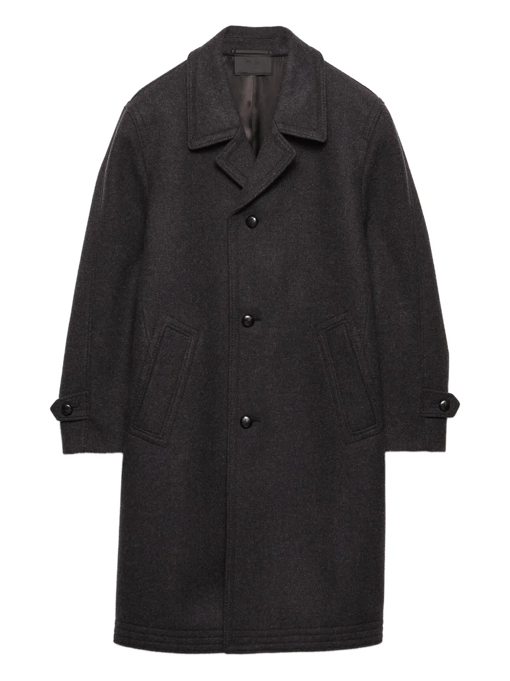 Prada Wollen jas Grijs