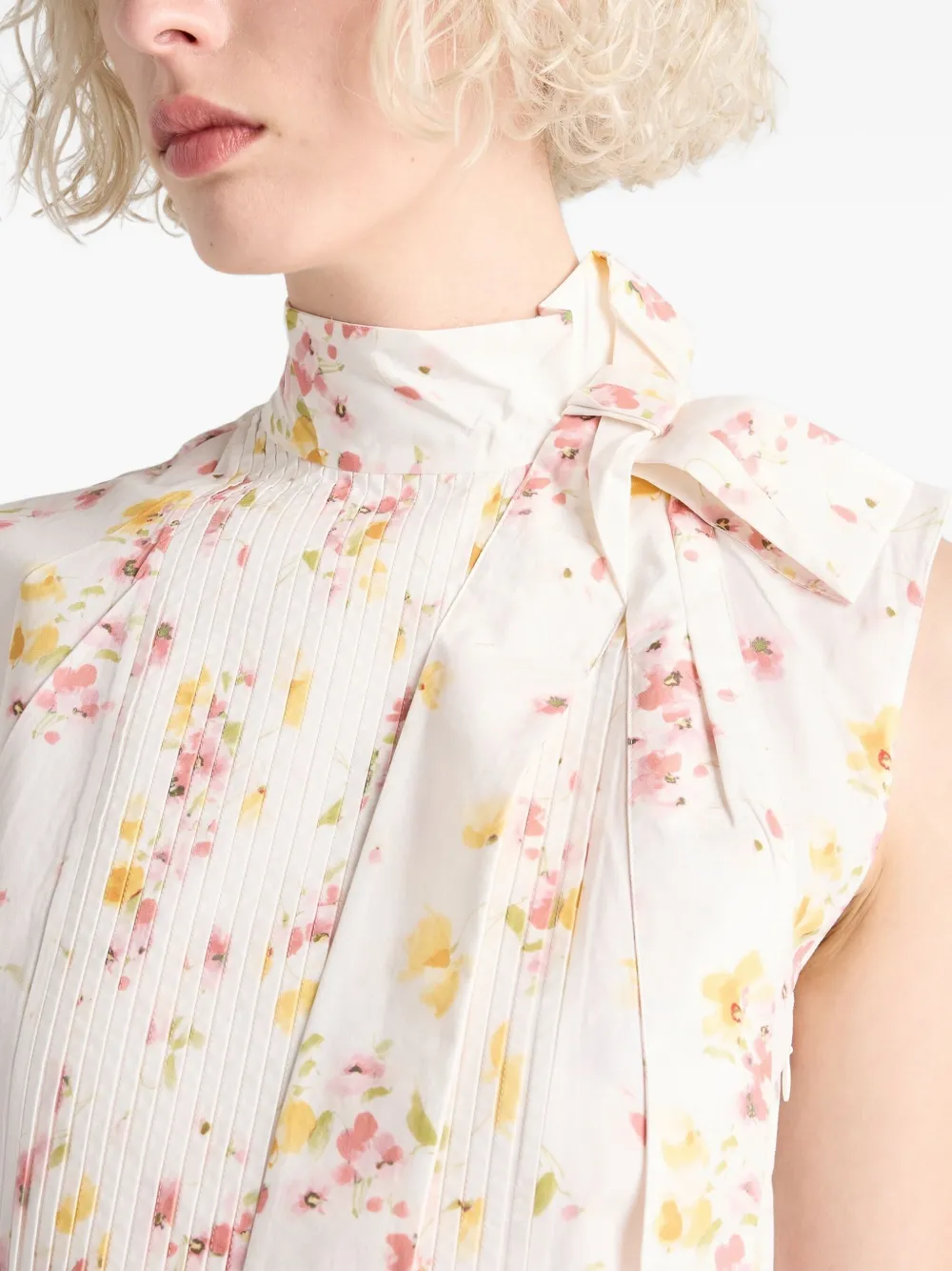Prada Jurk met bloemenprint Roze