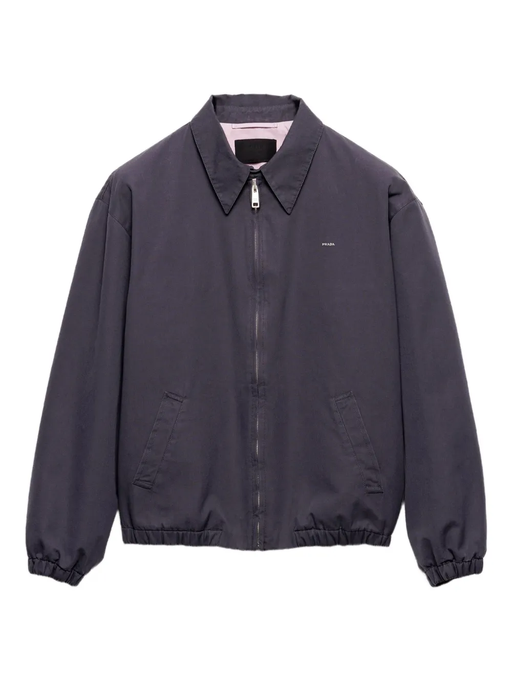 Prada Jack met geborduurd logo Grijs