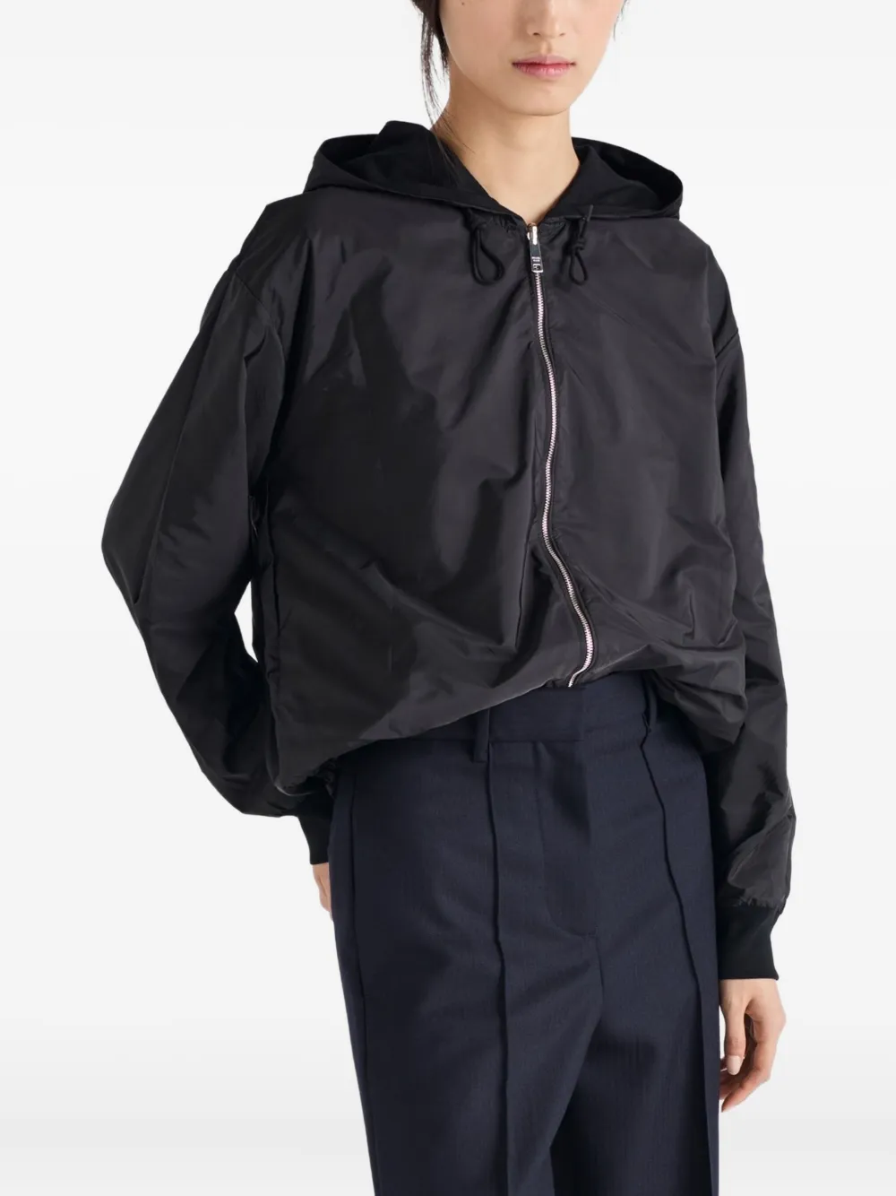 Prada Re-Nylon donsjack Zwart