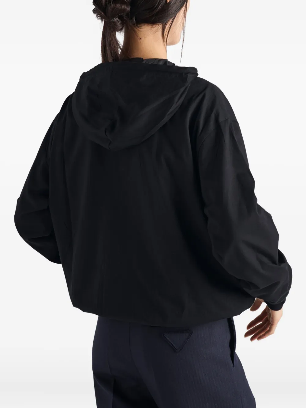 Prada Re-Nylon donsjack Zwart