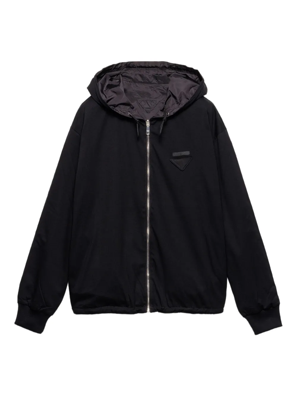 Prada Re-Nylon donsjack Zwart
