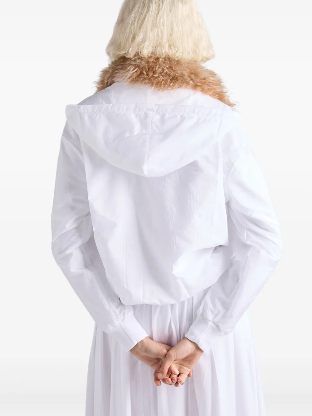 Prada Re-Nylon donsjack Wit