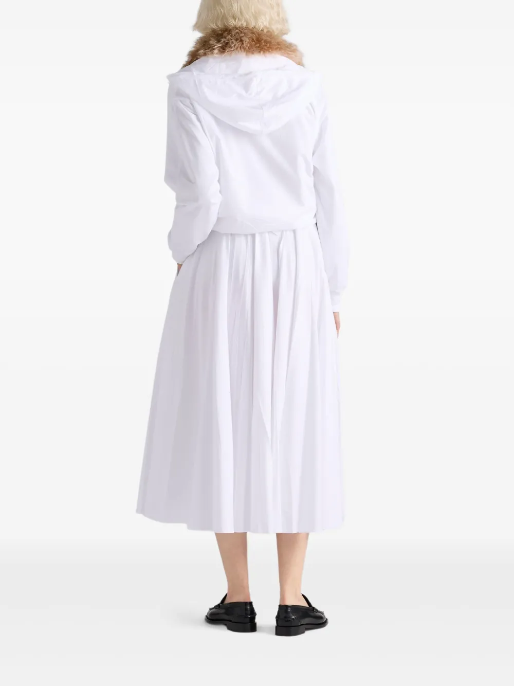 Prada Re-Nylon donsjack Wit