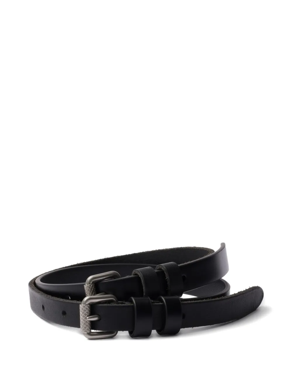Prada Leren riem Zwart