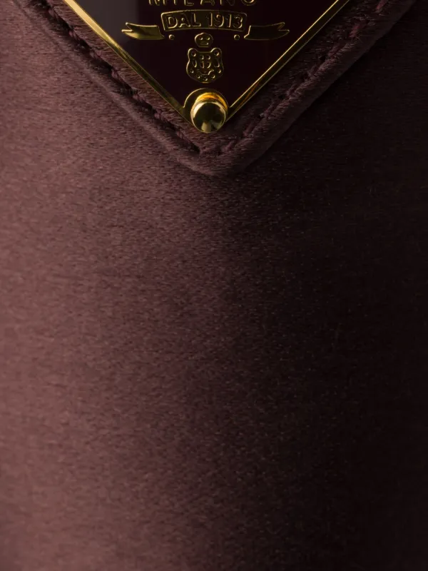 Prada サテン フラットシューズ | レッド | FARFETCH JP