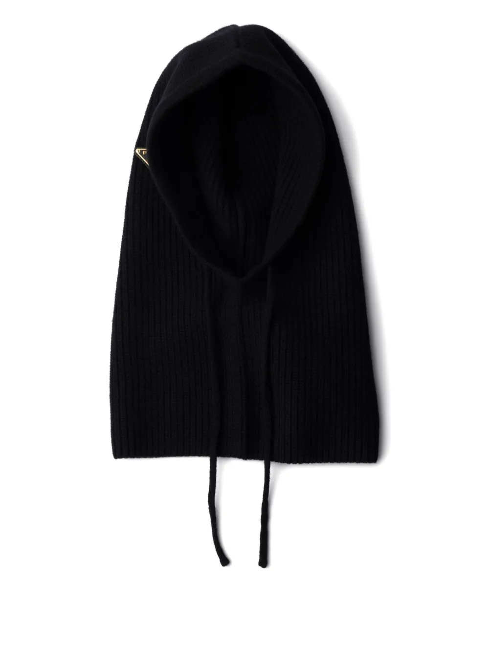 Prada Bivakmuts met triangel logo Zwart