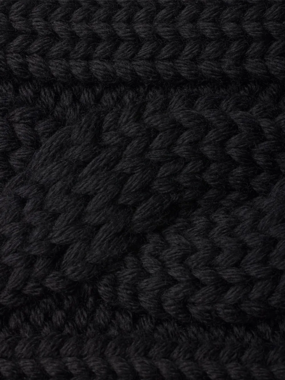 Prada Womens Black Logo-plaque Wool Headband In Black