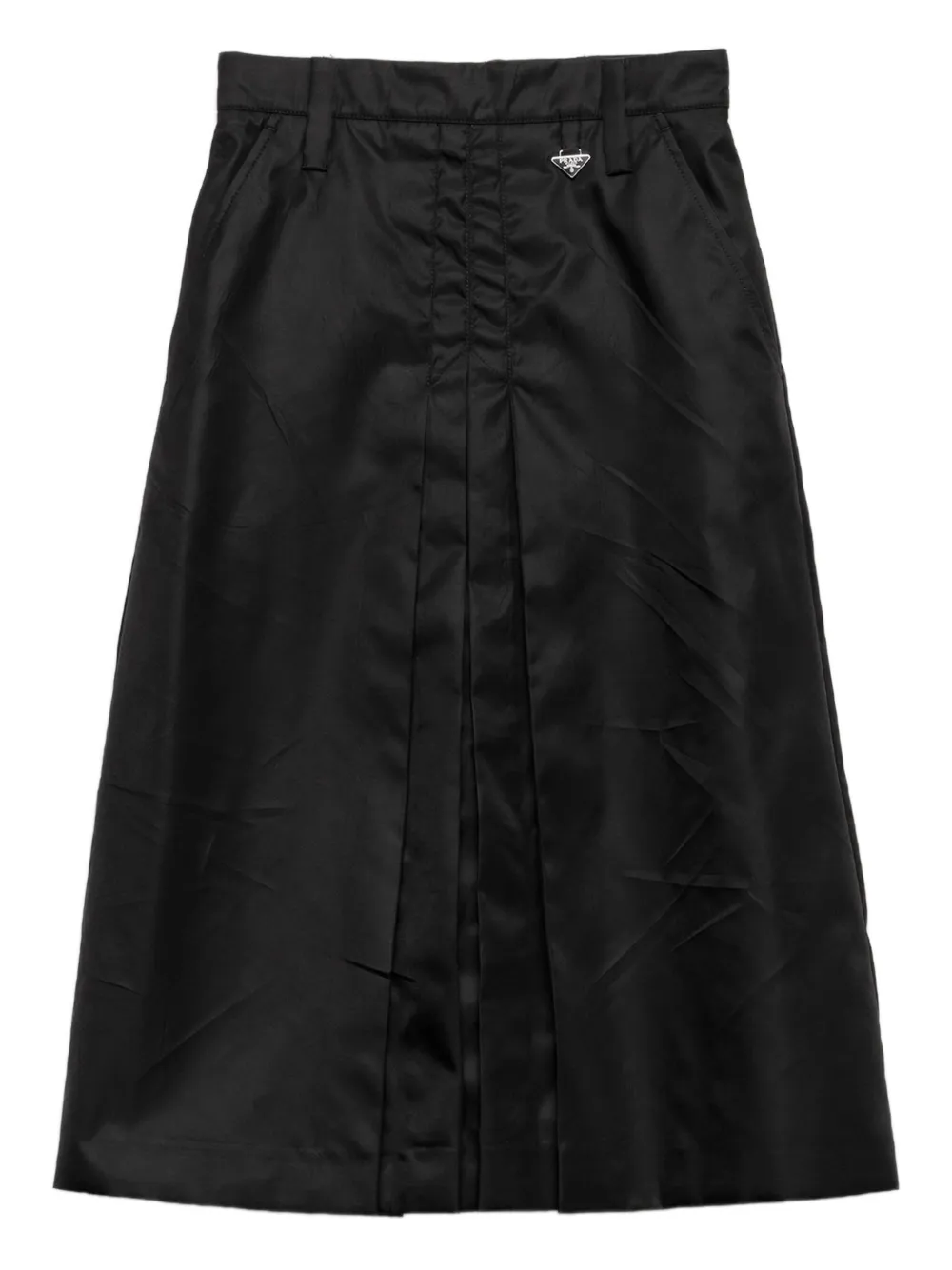 Prada Re-Nylon flared rok Zwart