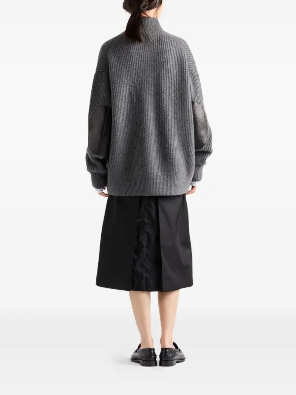 Prada Re-Nylon フレアスカート | ブラック | FARFETCH JP