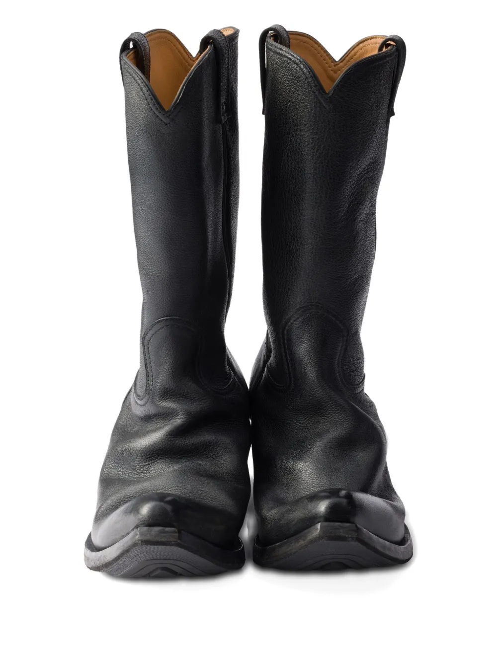 Prada pointed-toe boots Black