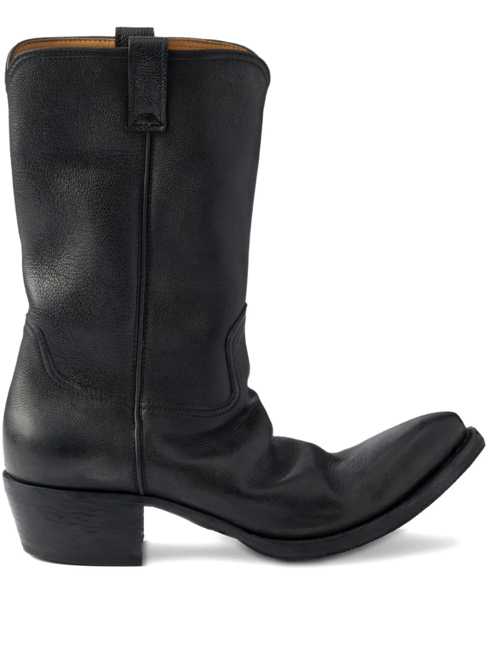 Prada pointed-toe boots Black