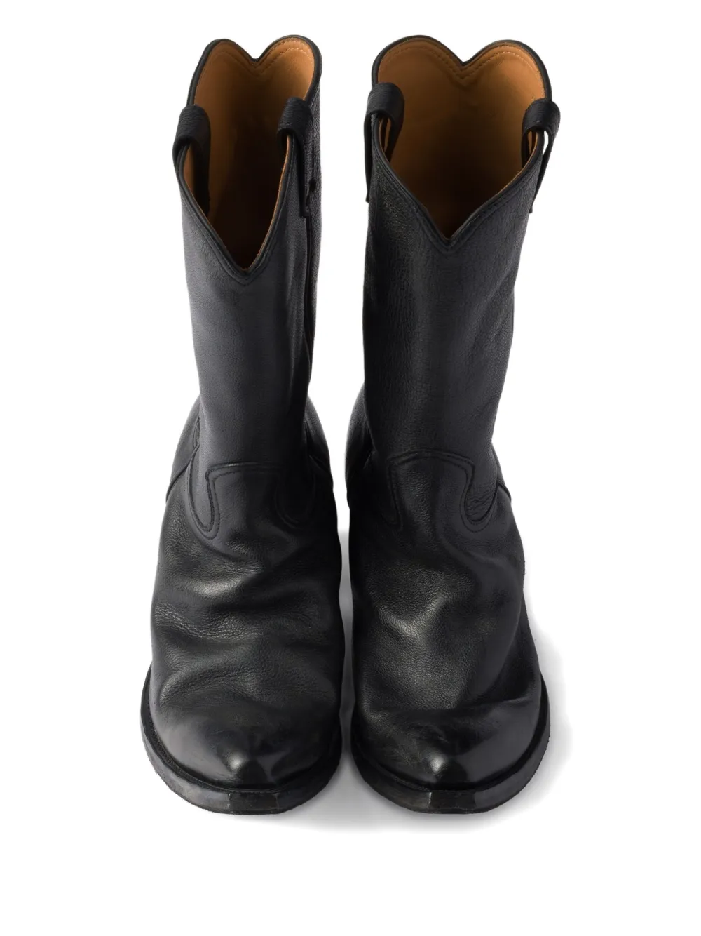 Prada pointed-toe boots Black