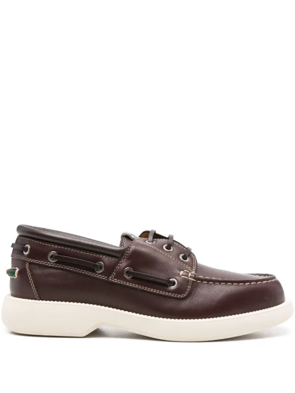 Gucci Kaveh Boat Shoes Brown FARFETCH ID
