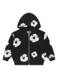 Denim Tears Wreath zip-up hoodie - Black