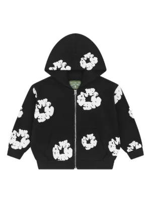 Denim Tears Wreath ジップアップ パーカー | ブラック | FARFETCH JP