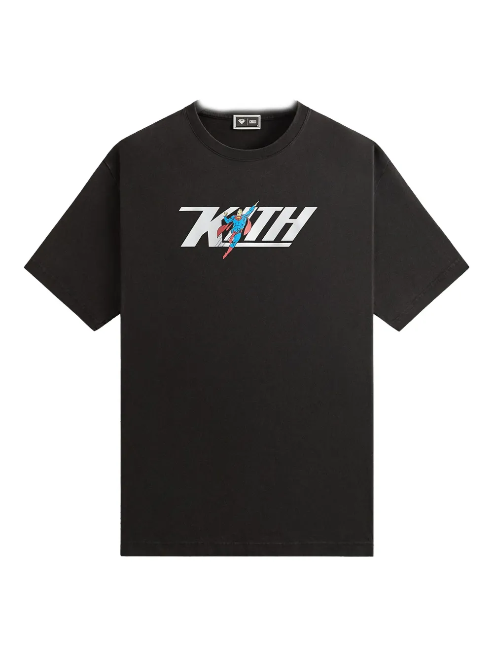Kith Superman Flight Vintage T-shirt In Black