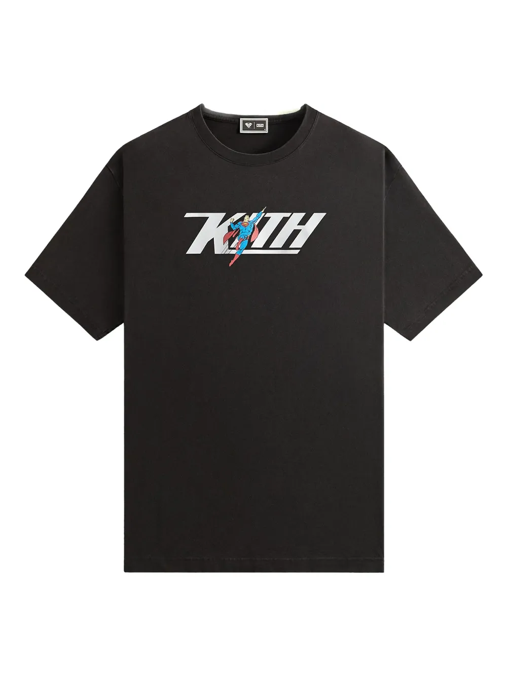 KITH Superman Flight Vintage T-shirt Zwart