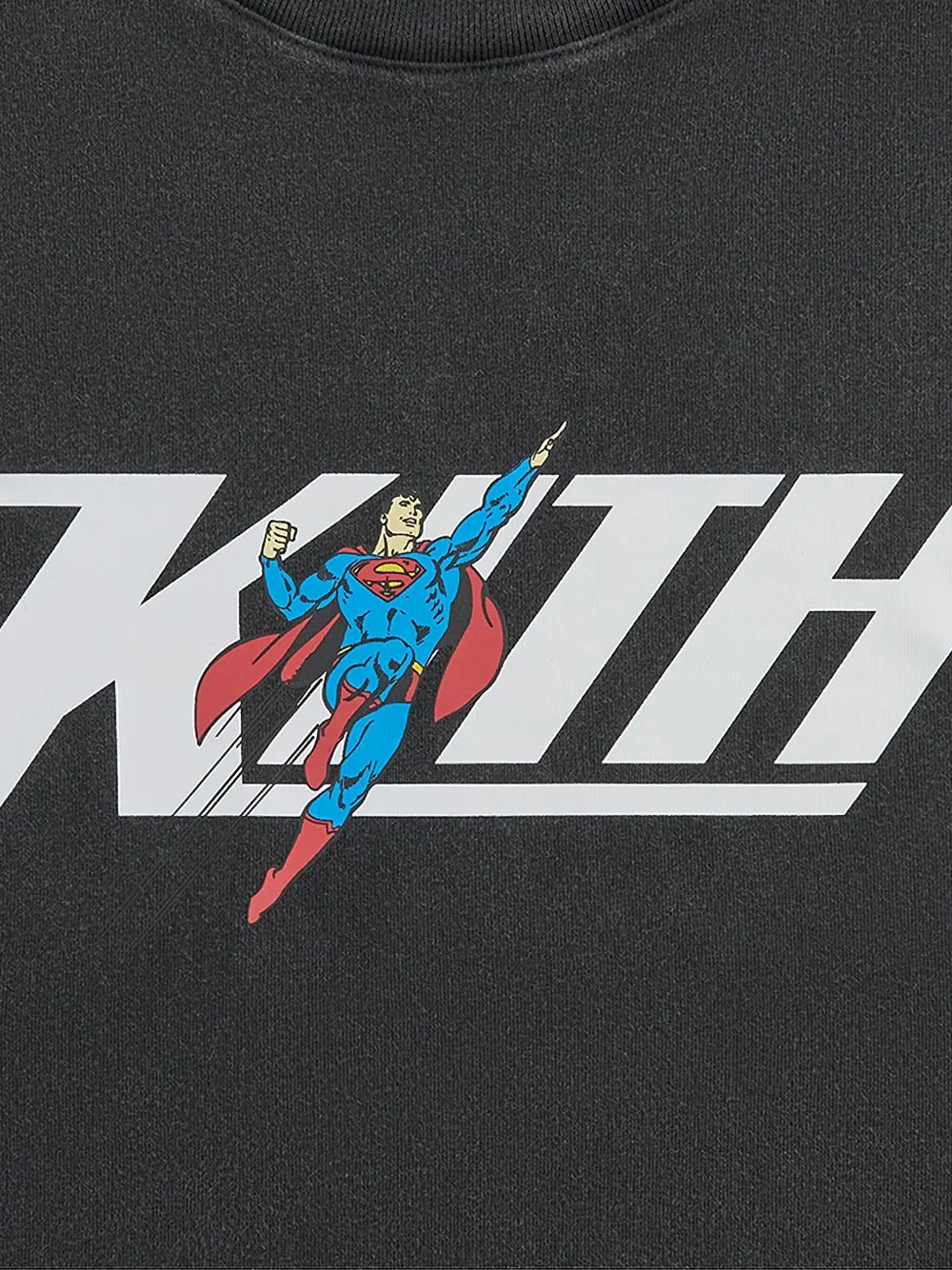 KITH Superman Flight Vintage T-shirt - Zwart