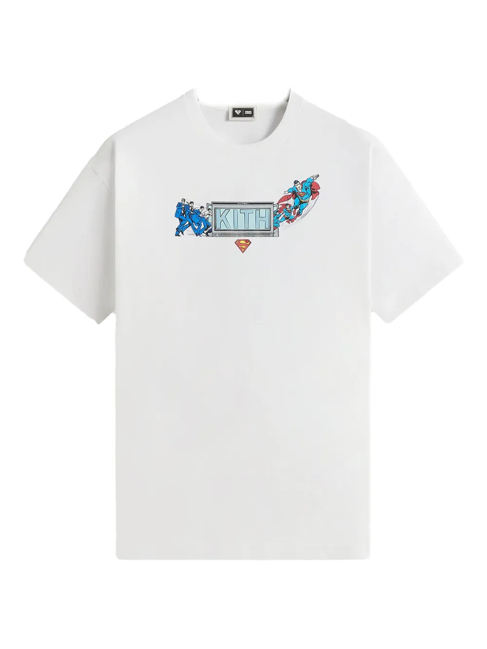 KITH Superman Booth Vintage T-shirt Wit
