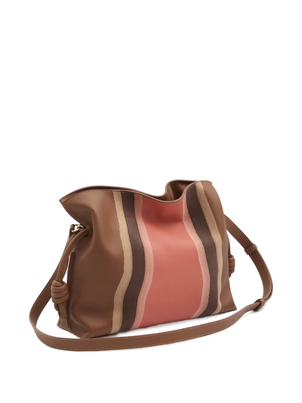 LOEWE Flamenco medium clutch Bruin