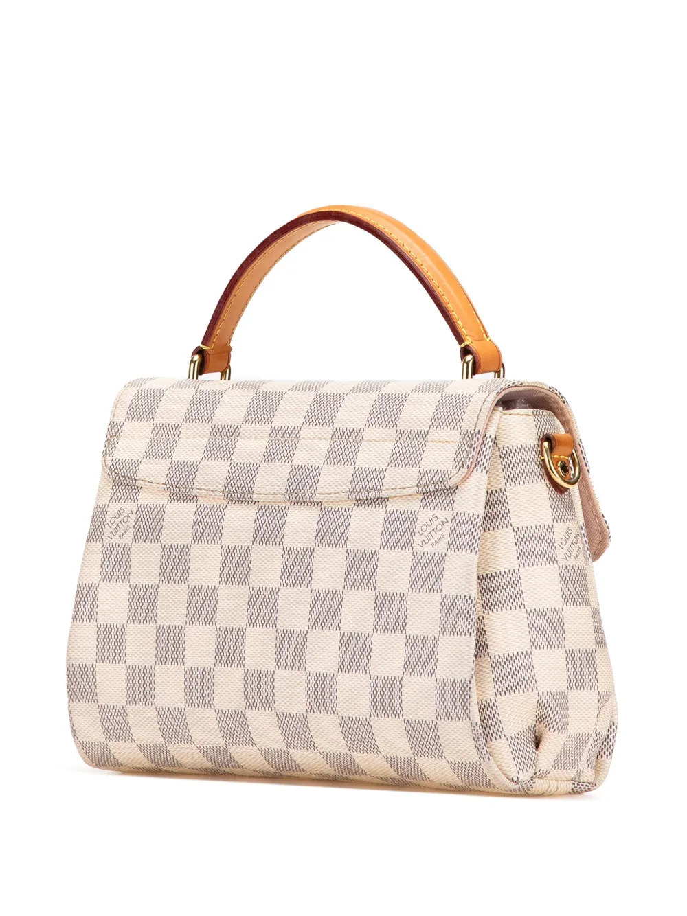Pre-owned Louis Vuitton 2016 Damier Azur Croisette Satchel