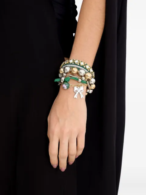 Amir Slama beaded crystal-embellished bracelet