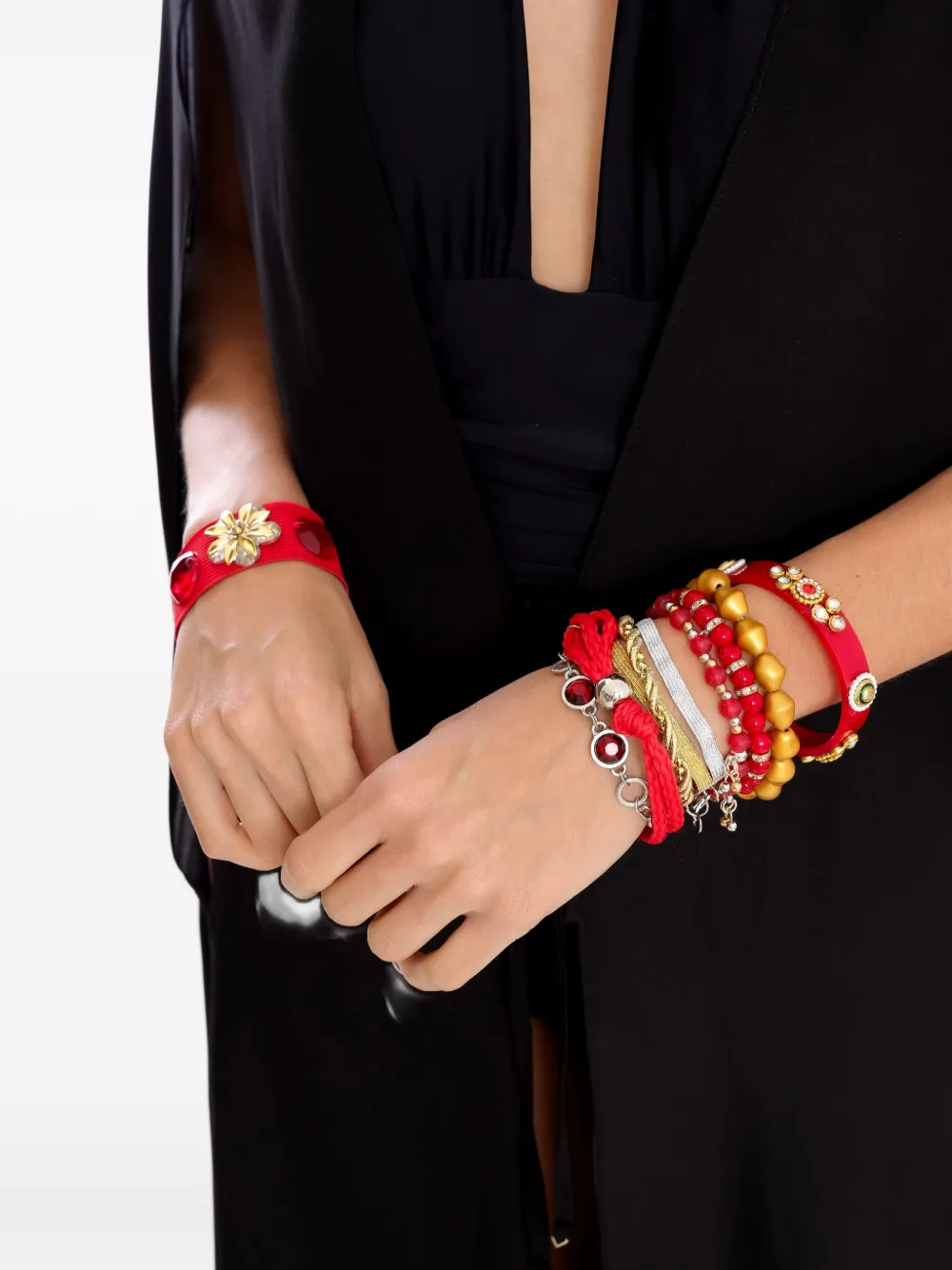 Amir Slama beaded flower-charms bracelet | Image 2